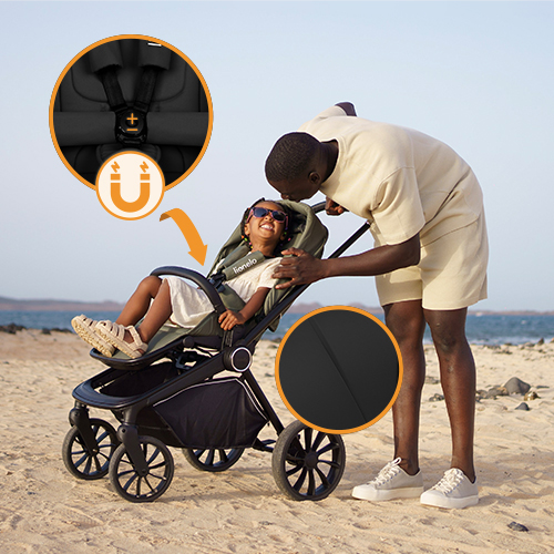 Lionelo Mika Plus Black Onyx — Buggy